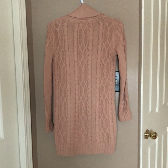 Pink Mid-length Cardigan - Picture 2 of 4